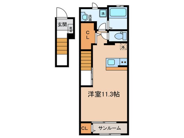 ボンヌシャンスeの物件間取画像